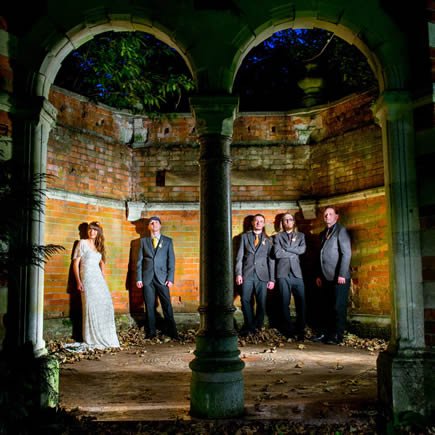 Bride and groom at their wedding at Tudor Barn Buckinghamshire - Mark Sisley Photography