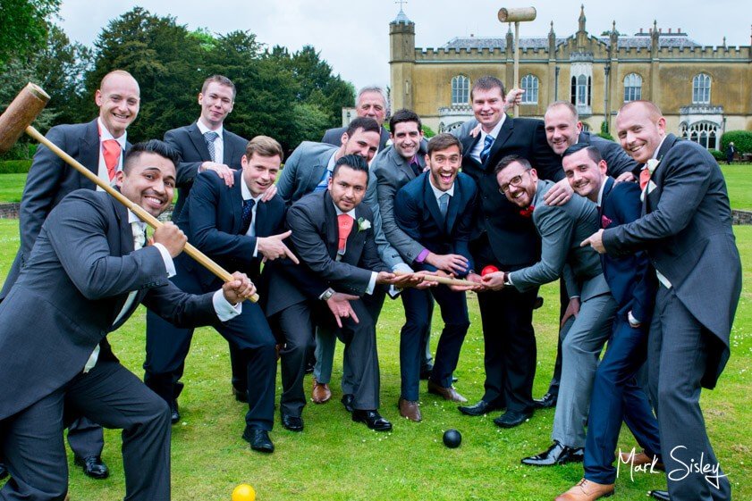 Ushers at wedding at Missenden Abbey - Mark Sisley Photography