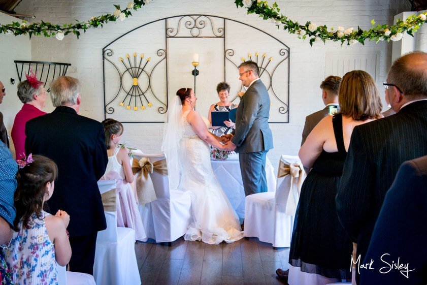 Wedding ceremony at the Five Arrows Waddesdon - Mark Sisley Photography