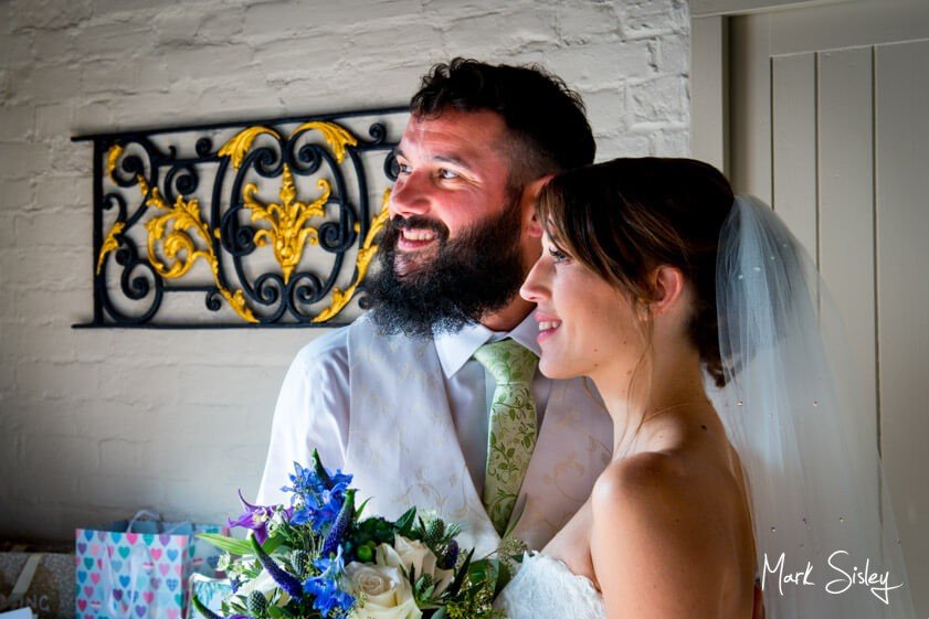 Bride and groom - wedding at Five Arrows Waddesdon Manor - Mark Sisley Photography