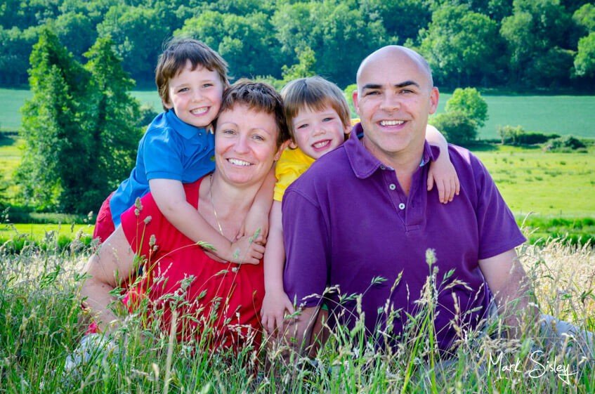 family portrait photograph - Mark Sisley Photography