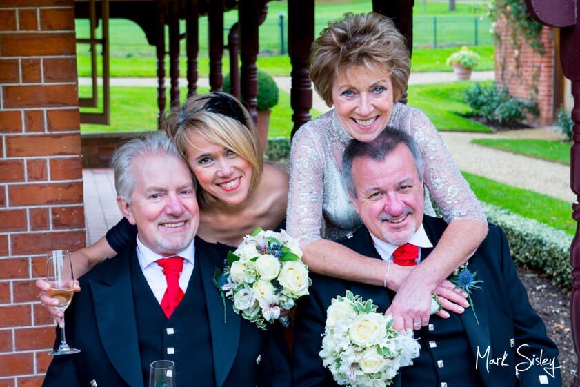 Bridal party - wedding at Waddesdon Manor - Mark Sisley Photography