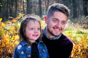 Amersham and Beaconsfield autumn portraits of brother and sister