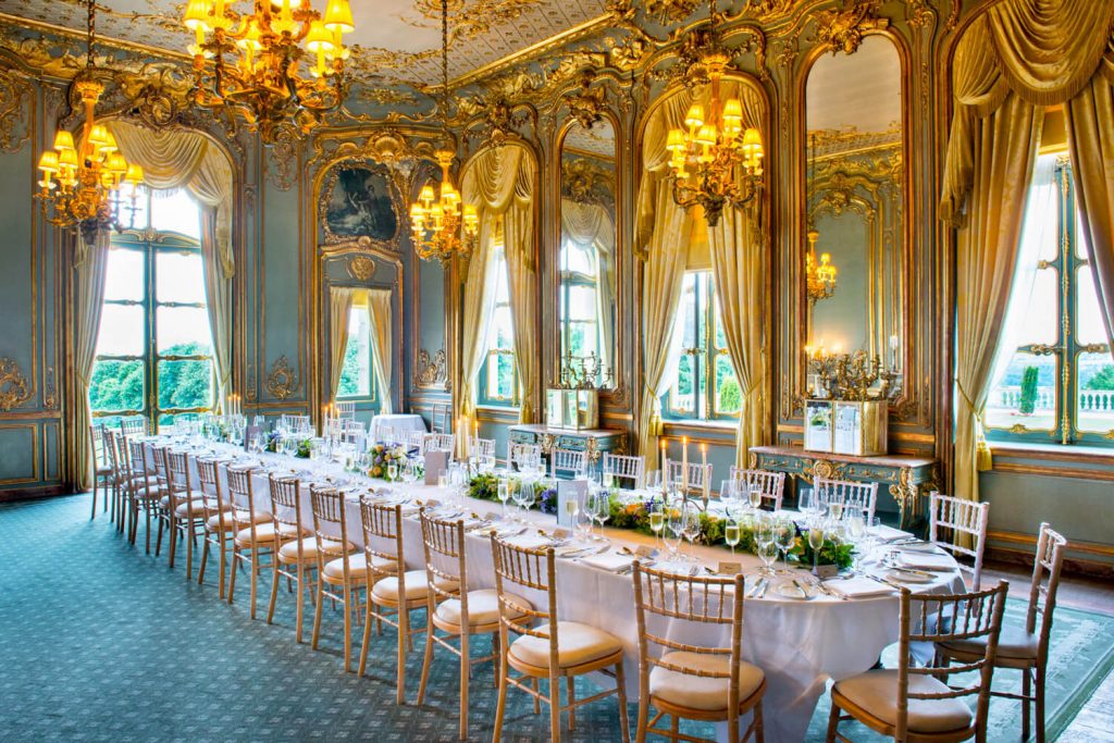 Cliveden House wedding images of the glorious French Dining Room