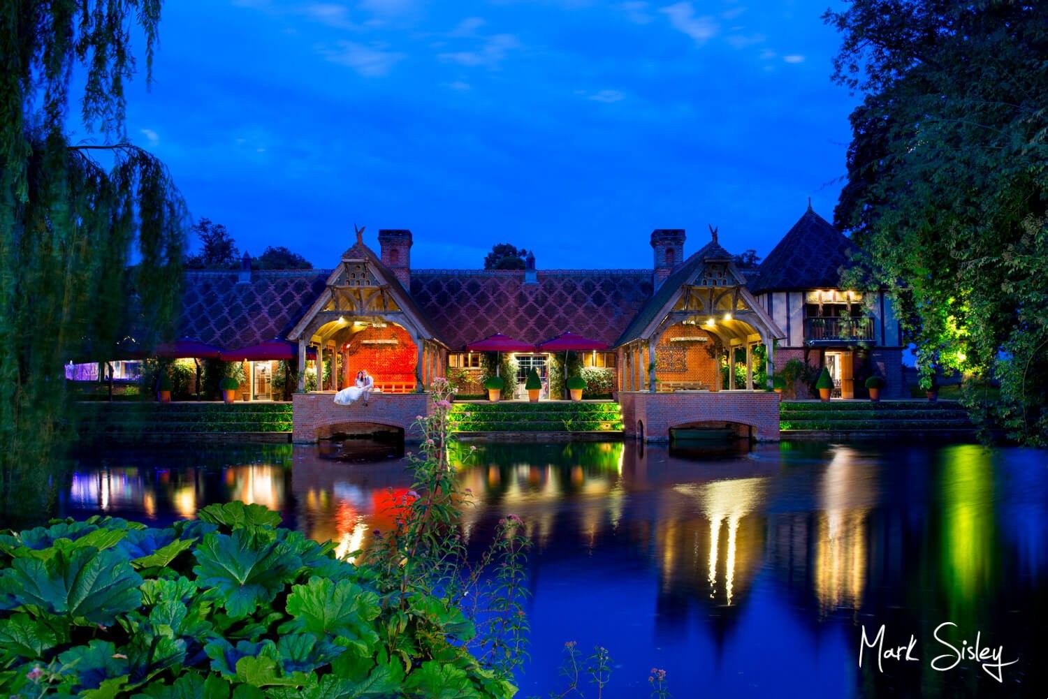 Low light wedding photography at The Dairy on the Waddesdon Estate