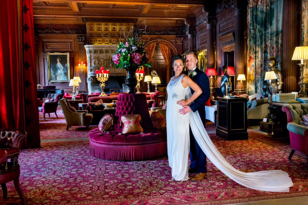 Cliveden House wedding photographs in the Great Hall