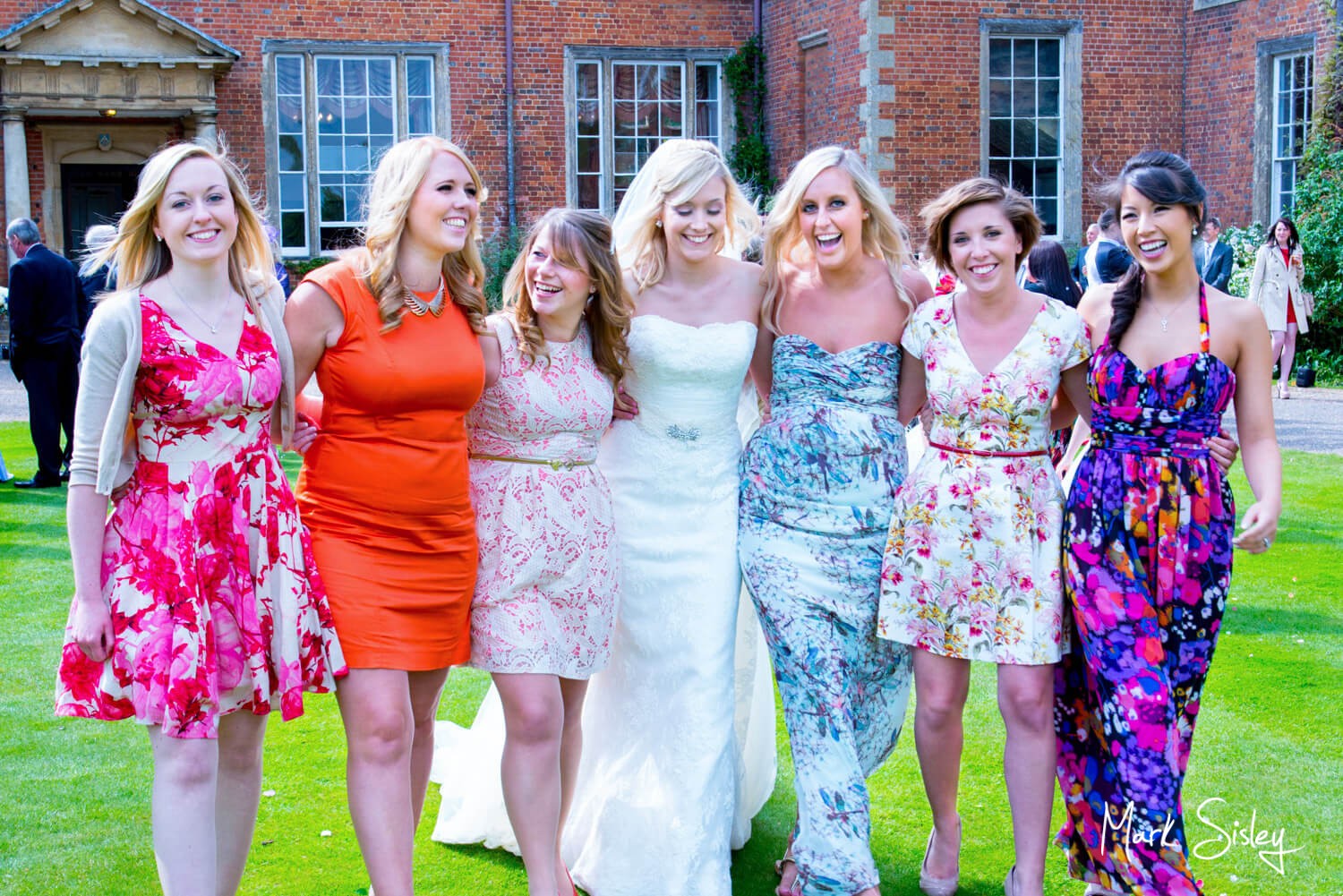 Dorton House candid wedding image of the ladies