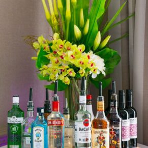 Photo shoot of mobile bar for Buckinghamshire hotel