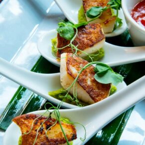 Canapes detail photography at Covent Garden Hotel wedding