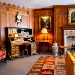 Interior photography of lounge at Covent Garden Hotel wedding