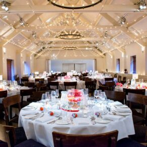 Stoke Place set up for wedding breakfast