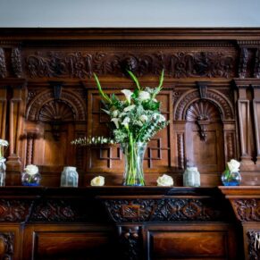 Floral arrangements at Taplow House wedding