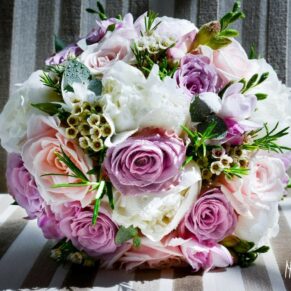 Bridal bouquet at Taplow House wedding