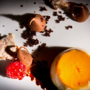 Food photography at Buckinghamshire hotel - Taplow House wedding