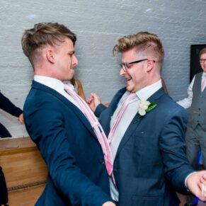 Guests dancing at Taplow House wedding