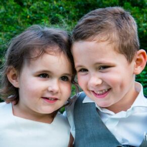 Informal image of wedding guests at Taplow House Hotel wedding