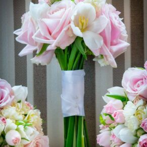 Bridal bouquet at Taplow House Hotel wedding