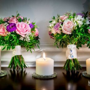 Bridal bouquet at Taplow House Hotel wedding