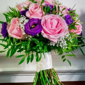 Bridal bouquet at Taplow House Hotel wedding