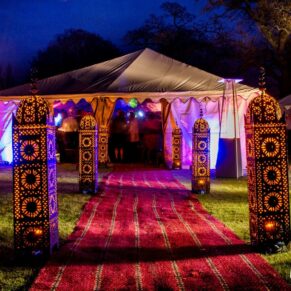 Arabian tent company marquee winter wedding