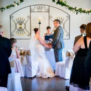 Wedding ceremony at the Five Arrows Waddesdon