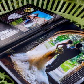 Graphistudio glossy coffee table wedding album