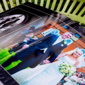 Graphistudio glossy coffee table wedding album