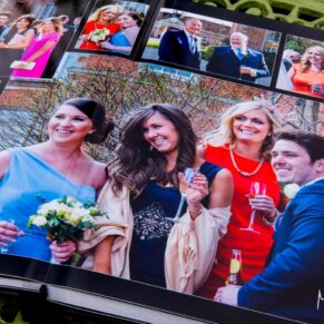 Graphistudio glossy coffee table wedding album