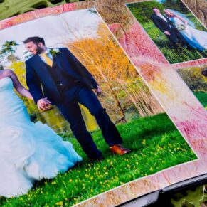 Graphistudio glossy coffee table wedding album
