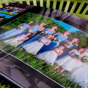 Graphistudio glossy coffee table wedding album