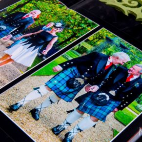 Graphistudio glossy coffee table wedding album