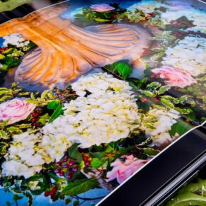 Graphistudio glossy coffee table wedding album