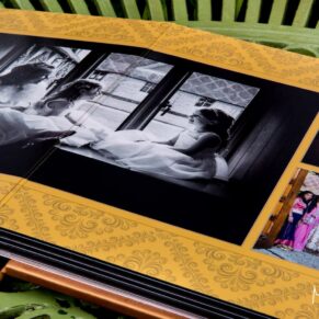 Graphistudio glossy coffee table wedding album