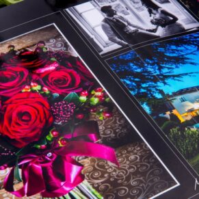 Graphistudio glossy coffee table wedding album