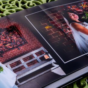 Graphistudio glossy coffee table wedding album