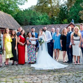 Five Arrows Hotel Waddesdon wedding photography of some friends with the newlyweds