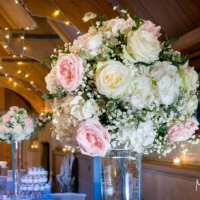 Magical floral displays at Dairy Waddesdon wedding