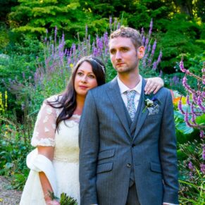 Dairy Waddesdon wedding photos in the Secret Garden