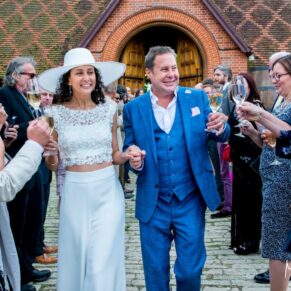Dairy Waddesdon summer wedding reception aisle