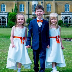 Missenden Abbey wedding photos of the bride's attendants