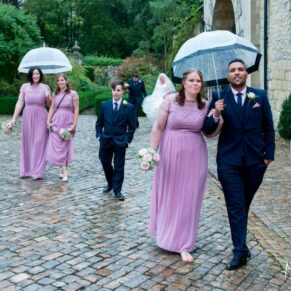 Hartwell House autumn wedding on a rainy day