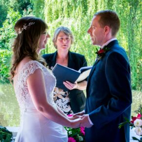 Dairy Waddesdon wedding day vows