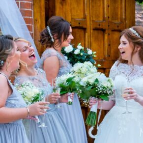 Laughter and smiles at Dairy Waddesdon Manor wedding