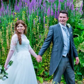 In the Secret Garden at this Dairy Waddesdon Manor wedding