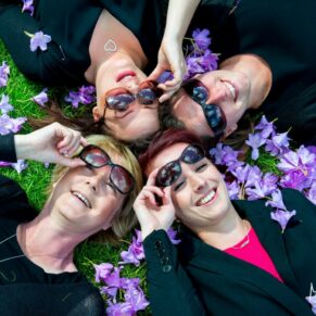 Buckinghamshire business portraits - funky shot of staff Taplow House Hotel