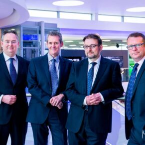 Buckinghamshire business portraits of board of directors at local work premises