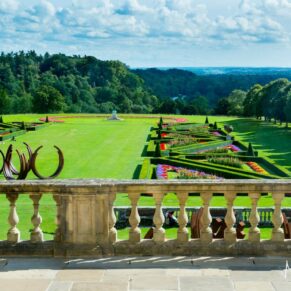 Cliveden House wedding images of the views from the French Dining Room