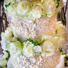 Danesfield House wedding photography of the stunning cake