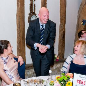 Speeches at Notley Tythe Barn wedding