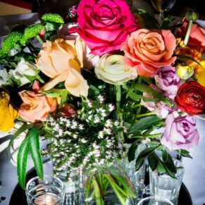 Beautiful bouquet at Notley Tythe Barn wedding